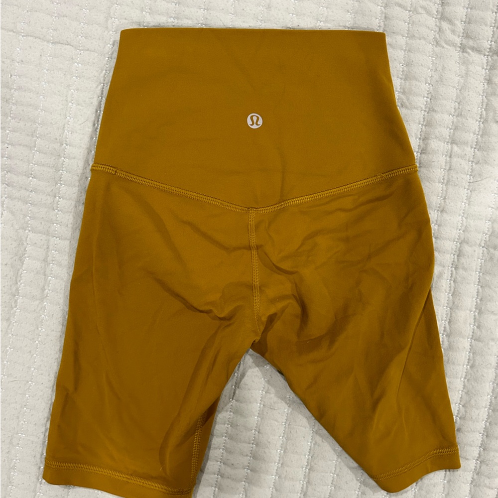 lululemon athletica Women's Gold High-Waisted Shorts